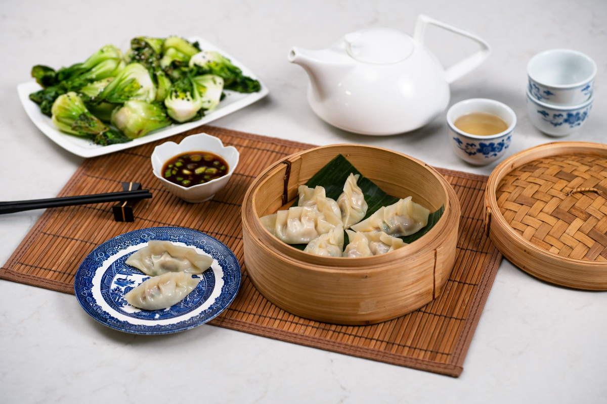 Steamed Shrimp and Pork Dumplings